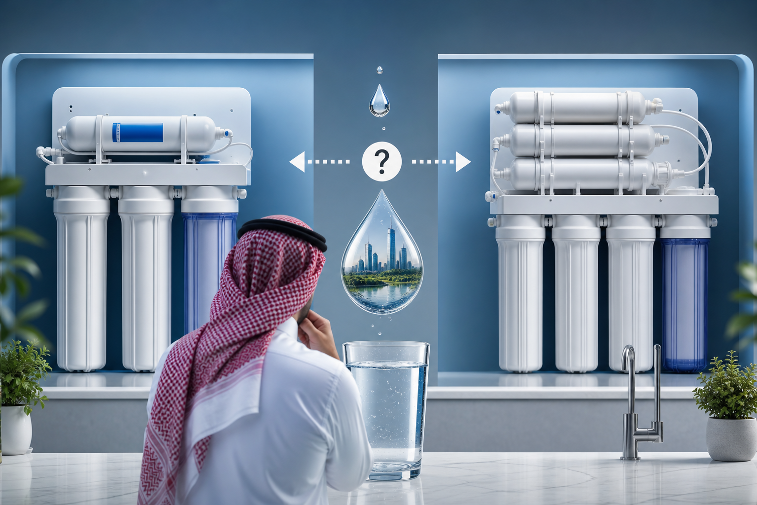 فلتر مياه 3 أو 5 أو 7 مراحل: لا تختَر بعدد المراحل فقط